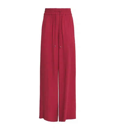 Joseph Crepe Dee Trousers In Pink