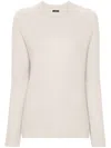 Joseph Open Sweater In Neutrals