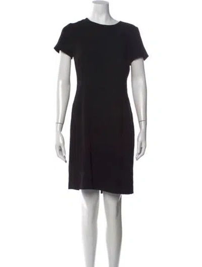Pre-owned Joseph Crew Neck Mini Dress W/ Tags In Black
