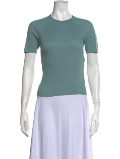 Pre-owned Joseph Crew Neck Short Sleeve T-shirt In Blue