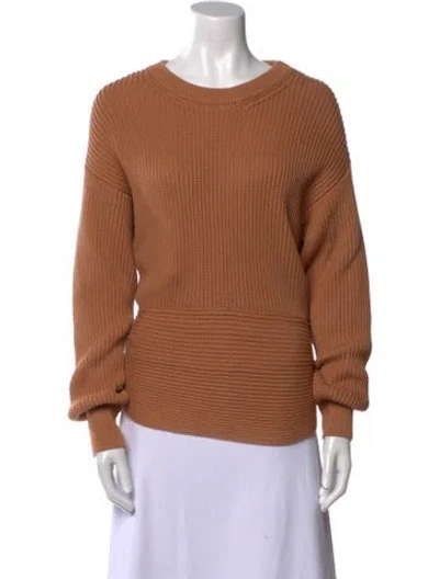 Pre-owned Joseph Crew Neck Sweater In Brown