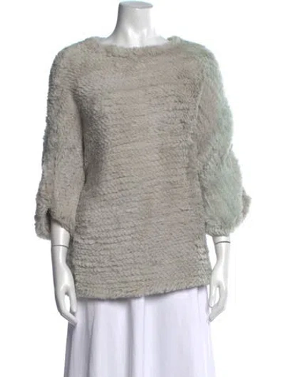 Pre-owned Joseph Crew Neck Sweater In Grey