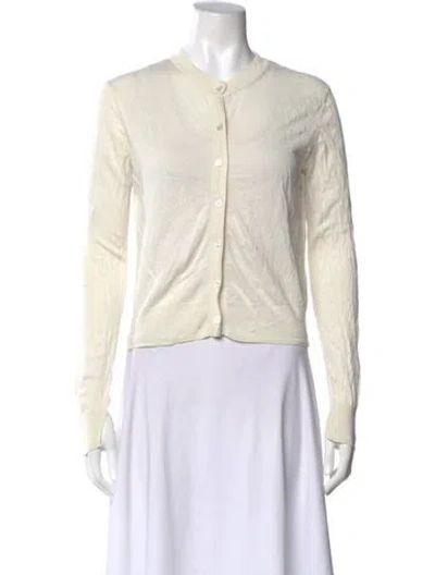 Pre-owned Joseph Crew Neck Sweater In Neutral