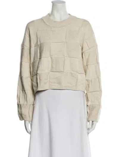 Pre-owned Joseph Crew Neck Sweater In Neutral