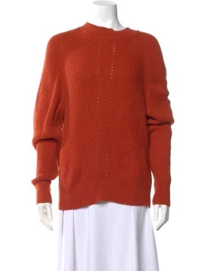 Pre-owned Joseph Crew Neck Sweater In Orange