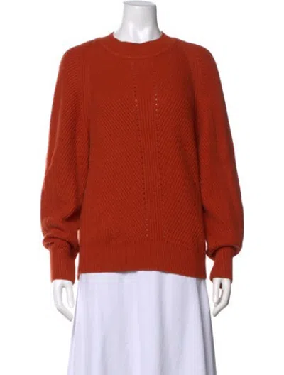 Pre-owned Joseph Crew Neck Sweater In Orange
