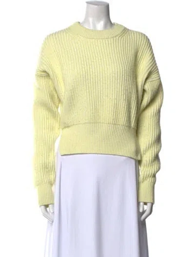 Pre-owned Joseph Crew Neck Sweater In Yellow