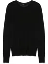 Joseph Crew-neck Top In Black