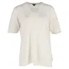 Joseph Crewneck T-shirt In Ivory Wool