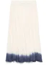 Joseph Crinkled Midi Skirt In Neutrals