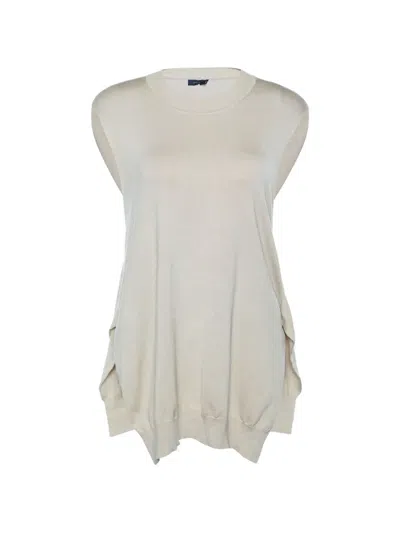 Pre-owned Joseph Cross-back High-low Sweater In Neutral