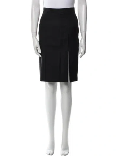 Pre-owned Joseph Crystal Embellishments Knee-length Skirt In Black