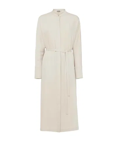 Joseph Dada Belted Midi Dress In White