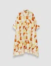 Joseph Womens Sundown Combo Dania Marble-print Silk Midi Dress In Multi