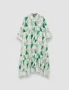 Joseph Dania Marble Print Silk Dress In Multicolour