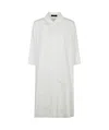 Joseph Dania Oversized Cotton-poplin Midi Shirt Dress In White