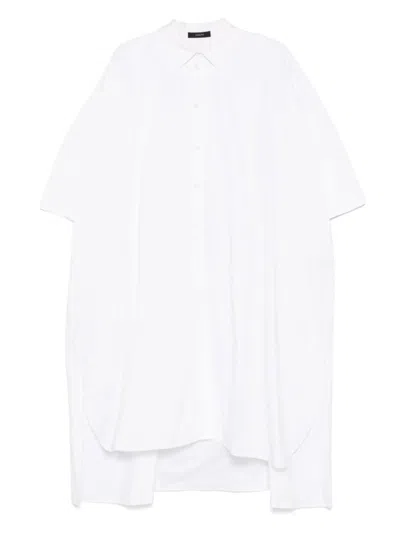 Joseph Dania Midi Dress With Button Placket And Side Slits