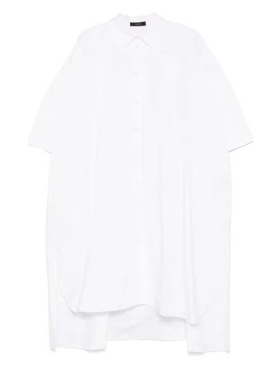 Joseph Dania Midi Dress With Button Placket And Side Slits