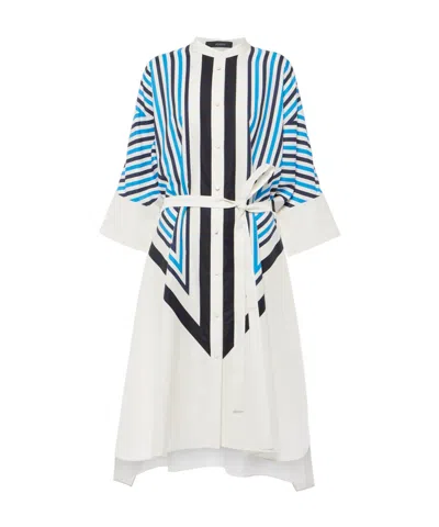 Joseph Dania Print Dress In White