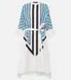 Joseph Cretto Print Dania Dress In Multicolor