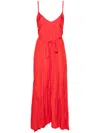 Joseph Daniele Silk Maxi Dress In Red