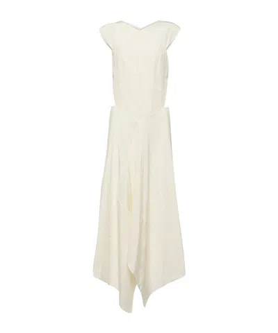 Joseph Danube Midi Dress In White