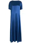 Joseph Daviel Silk Maxi Dress In Blue