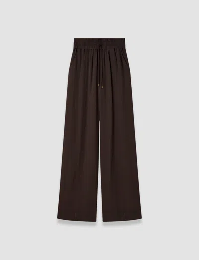 Joseph Dee Crepe Trousers In Brown