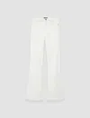 Joseph Denim Stretch Bond Trousers In White