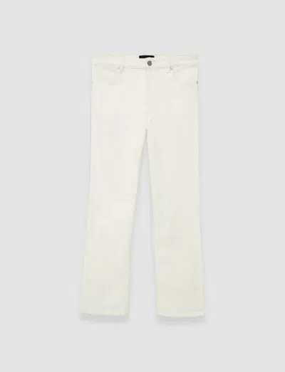 Joseph Denim Stretch Duke Trousers In White
