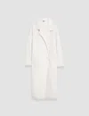 Joseph Diagonal Knit Coat In Ivory
