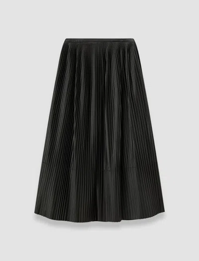 Joseph Didi Light Nappa Leather Skirt In Black