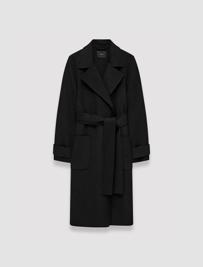 Joseph Double Face Cashmere Arline Coat In Black