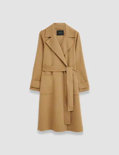 Joseph Double Face Cashmere Arline Coat In Oak