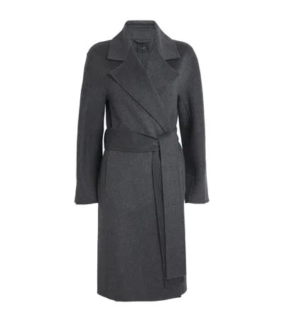 Joseph Double-faced Wool-cashmere Arline Coat In Gray