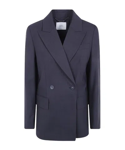 Joseph Double-breasted Blazer In Blue