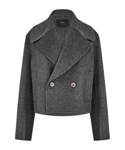 Joseph Double-breasted Casual Jacket In White