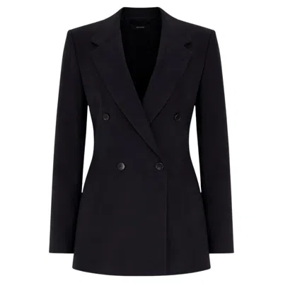 Pre-owned Joseph Double-breasted Tailored Jacket In Black
