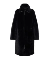 Joseph Double-faced Wool Coat In Black