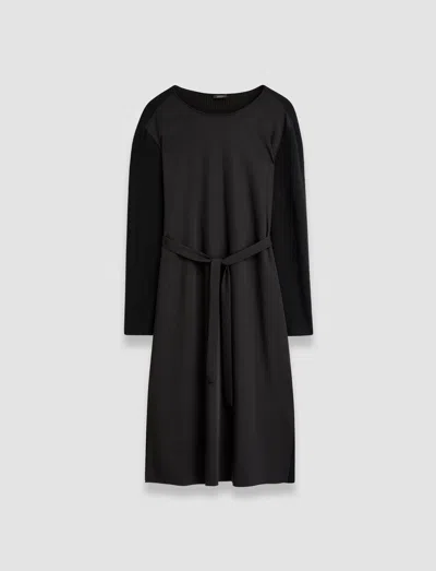 Joseph Drapy Cady Didot Dress In Black