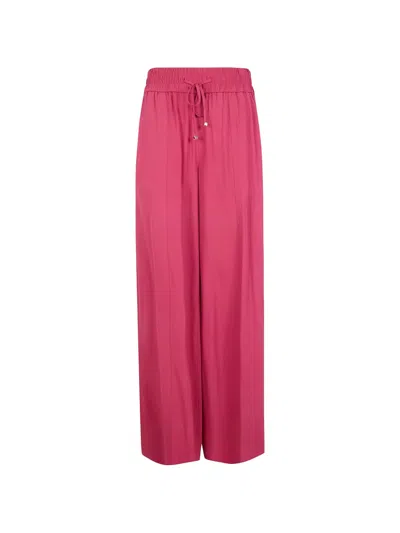 Joseph Drawstring-fastening Trousers In Burgundy