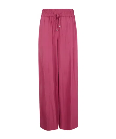 JOSEPH DRAWSTRING-FASTENING TROUSERS
