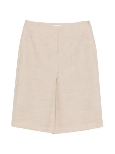 Joseph Duggan Tailored Skirt In Neutral
