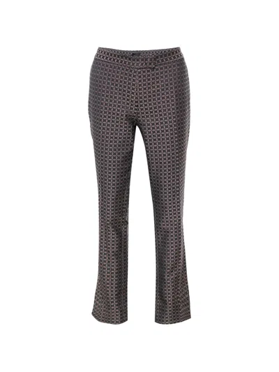 Pre-owned Joseph Duke Cravate-jacquard Trousers In Red