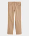 Joseph Duke Leather Stretch Trousers In Blusher
