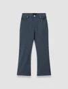 Joseph Duke Gabardine Stretch Trousers In Blue