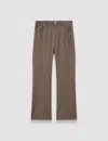 Joseph Duke Gabardine Stretch Trousers In Brown