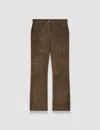 Joseph Womens Mushroom Tafira Stretch-suede Trousers In Brown