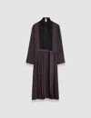 Joseph Duris Evening Silk Blend Dress In Aurora Purple