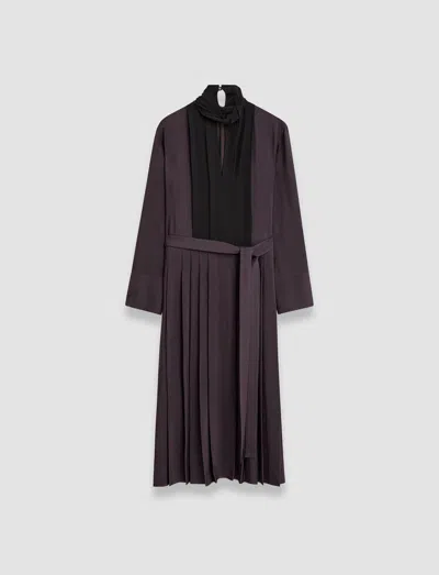 JOSEPH DURIS EVENING SILK BLEND DRESS